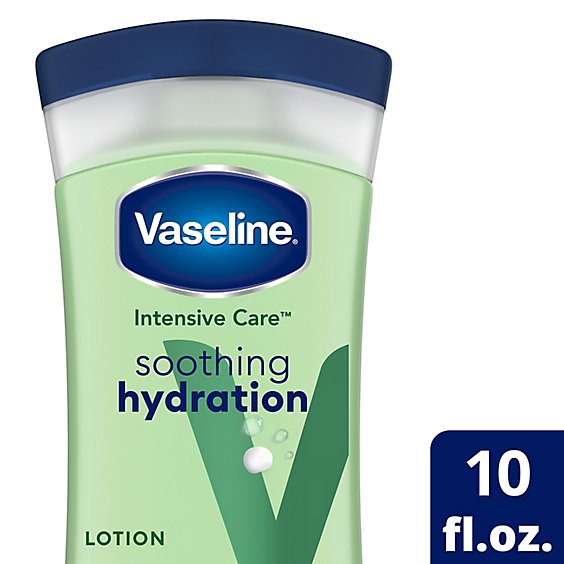 Vaseline Intensive Care Hand And Body Lotion Soothing Hydration - 10 Oz