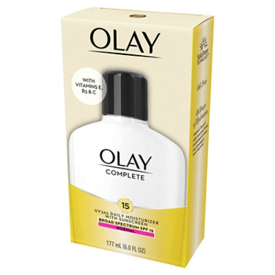 Olay Complete Lotion Moisturizer with SPF 15 Normal - 6 Fl. Oz. - Image 5