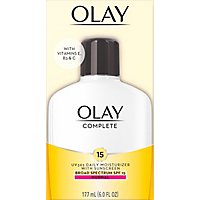 Olay Complete Lotion Moisturizer with SPF 15 Normal - 6 Fl. Oz. - Image 2