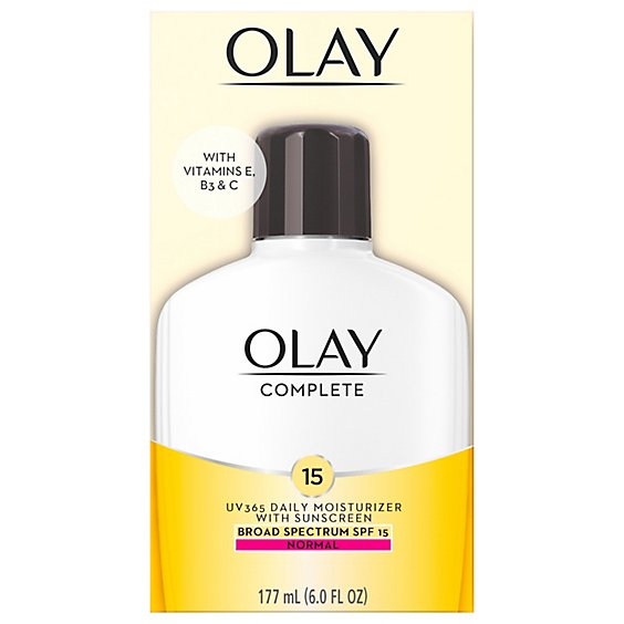 Olay Complete Lotion Moisturizer with SPF 15 Normal - 6 Fl. Oz.