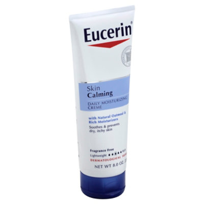 Eucerin Creme Daily Moisturizing Skin Calming - 8 Oz