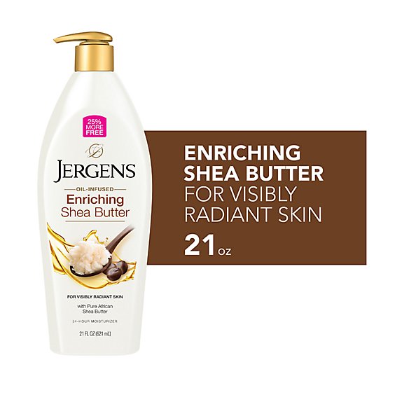 JERGENS Enriching Shea Butter Hand And Body Lotion For Dry Skin - 26.5 Fl. Oz.