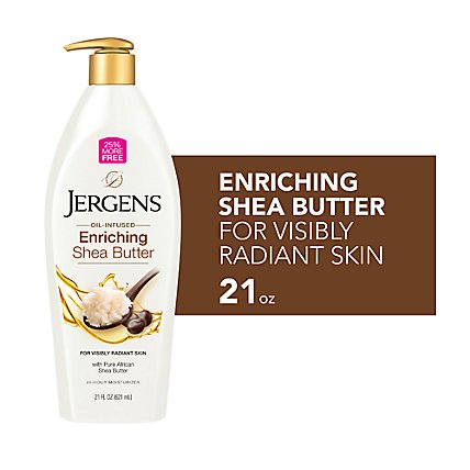 JERGENS Enriching Shea Butter Hand And Body Lotion For Dry Skin - 26.5 Fl. Oz. - Image 1