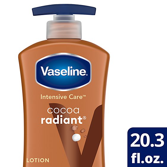 Vaseline Intensive Care Hand And Body Lotion Cocoa Radiant - 20.3 Oz