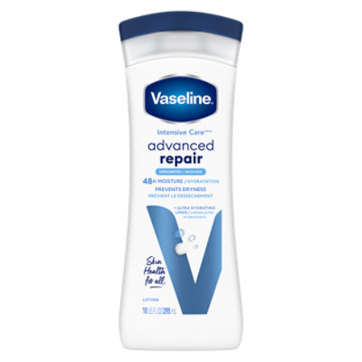 Vaseline Intensive Care Hand And Body Lotion Advanced Repair Unscented - 10 Oz - Image 2