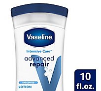 Vaseline Intensive Care Hand And Body Lotion Advanced Repair Unscented - 10 Oz