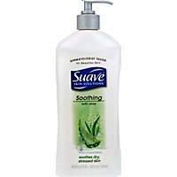 Suave Skin Solution Body Lotion Soothing With Aloe - 18 Fl. Oz. - Image 2