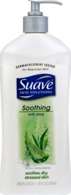 Suave Skin Solution Body Lotion Soothing With Aloe - 18 Fl. Oz. - Image 2