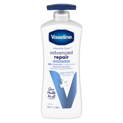 Vaseline Intensive Care Hand And Body Lotion Advanced Repair Unscented - 20.3 Oz - Image 3