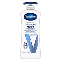 Vaseline Intensive Care Hand And Body Lotion Advanced Repair Unscented - 20.3 Oz - Image 2