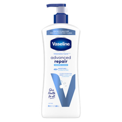 Vaseline Intensive Care Hand And Body Lotion Advanced Repair Unscented - 20.3 Oz - Image 2