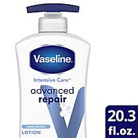 Vaseline Intensive Care Hand And Body Lotion Advanced Repair Unscented - 20.3 Oz - Image 1