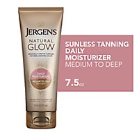 JERGENS Natural Glow Daily Moisturizer Medium To Tan Skin Tones - 7.5 Fl. Oz. - Image 1