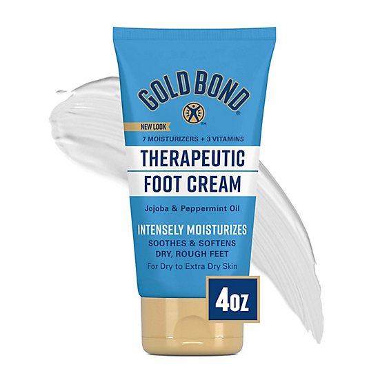 Gold Bond Triple Action Therapeutic Foot Cream - 4 Oz
