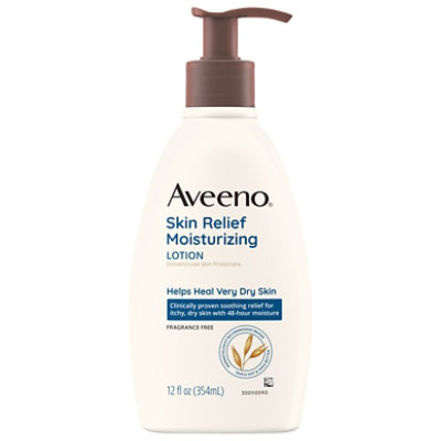 Aveeno Active Naturals Lotion Moisturizing 24 Hr Skin Relief - 12 Fl. Oz.