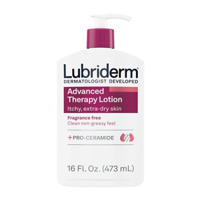 Lubiderm Lotion Advanced Therapy Deeply Hydrates Extra-Dry Skin - 16 Fl. Oz. - Image 1