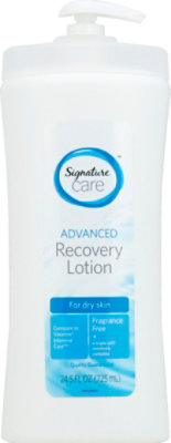 Signature Care Lotion Recovery Advanced For Dry Skin Fragrance Free - 24.5 Fl. Oz. - Image 2