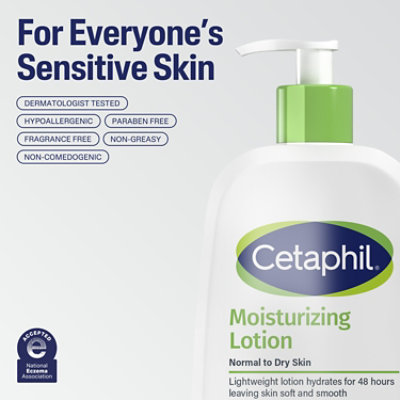 Cetaphil Moisturizing Lotion Dry to Normal Sensitive Skin - 16 Fl. Oz. - Image 4