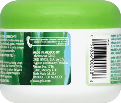 GRISI Aloe Vera Skin Moist Cream - 3.8 Oz - Image 3