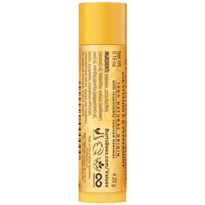 Burt's Bees 100% Natural Origin Moisturizing Lip Balm - Beeswax - 15 Oz - Image 2