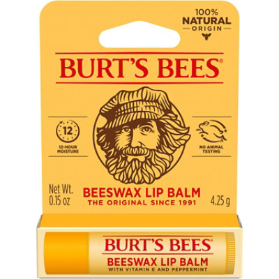 Burt's Bees Beeswax Lip Balm - 0.15 Oz - Image 1