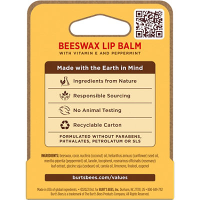 Burt's Bees Beeswax Lip Balm - 0.15 Oz - Image 2