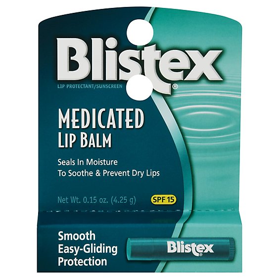 Blistex Lip Protectant/Sunscreen Medicated Lip Balm SPF 15 - 0.15 Oz