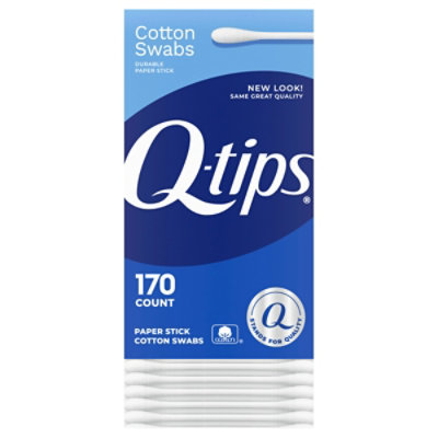 Q-tips Cotton Swabs - 170 Count - Image 1