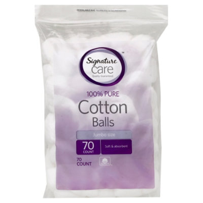 XtraCare Jumbo Size Cotton Balls – Pack of 90 (100% Cotton) - Baby