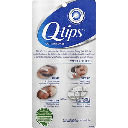Q-tips Cotton Swabs Antimicrobial - 300 Count - Image 4