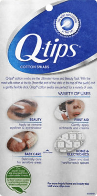 Q-tips Cotton Swabs Antimicrobial - 300 Count - Image 4