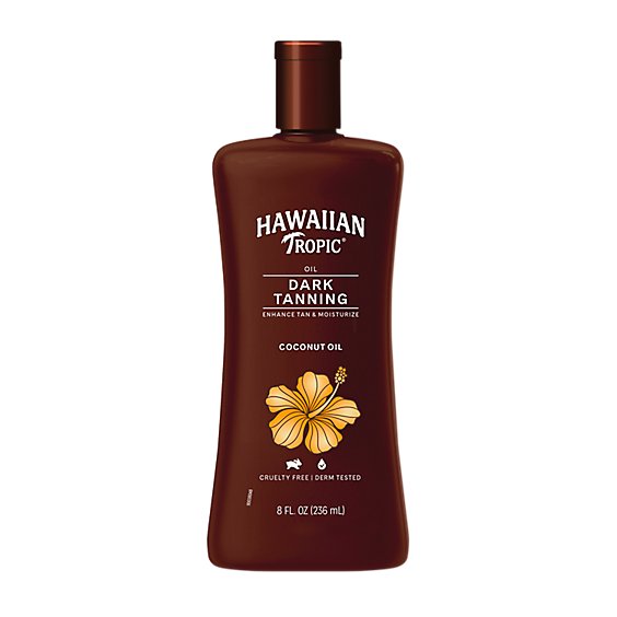 Hawaiian Tropic Dark Tanning Oil - 8 Oz