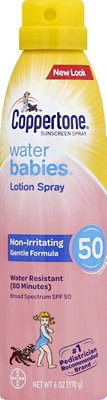 Coppertone Water Babies Sunscreen Lotion Spray Broad Spectrum SPF