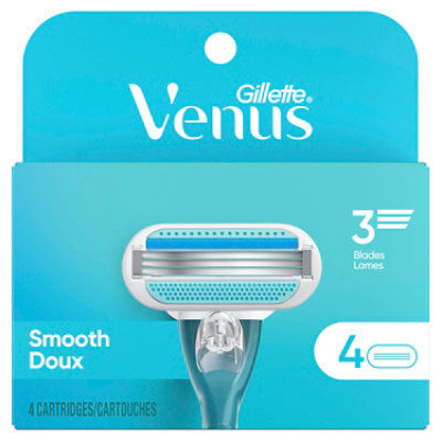 Gillette Venus Smooth Womens Razor Blade Refills - 4 Count - Image 7