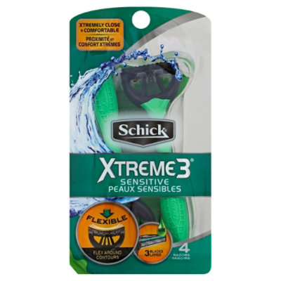 Schick Xtreme 3 Classic Disposable Razor - 4 Count - Albertsons