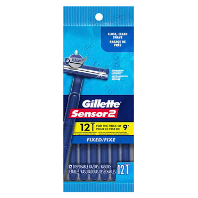 Gillette Sensor2 Disposable Razors - 12 Count - Image 8