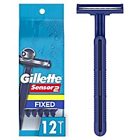Gillette Sensor2 Disposable Razors - 12 Count - Image 2