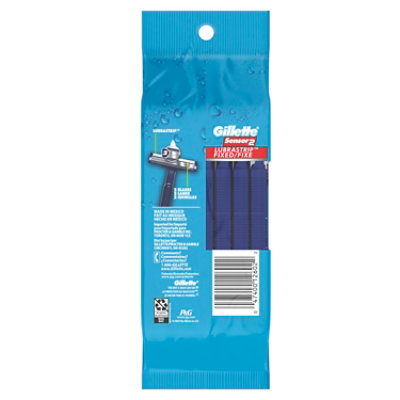 Gillette Sensor2 Mens Disposable Razors - 12 Count - Image 8