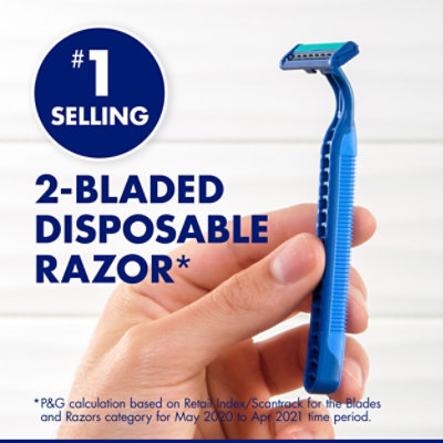 Gillette Sensor2 Plus Razor Disposable With Lubastrip - 10 Count - Image 7