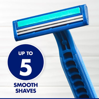 Gillette Sensor2 Plus Razor Disposable With Lubastrip - 10 Count - Image 3