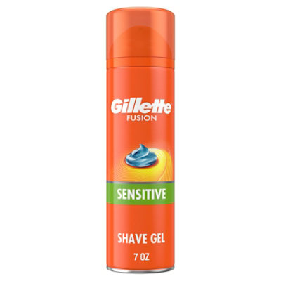 Gillette Fusion Ultra Sensitive Shave Gel for Men with Aloe Vera - 7 Oz - Image 1