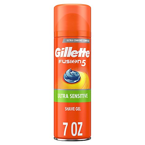 Gillette Fusion 5 Shave Gel Ultra Sensitive - 7 Oz.