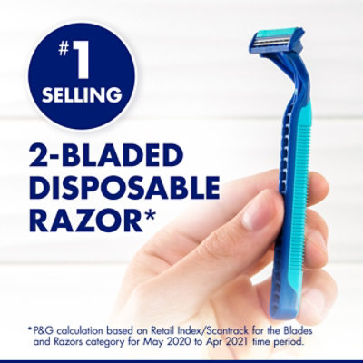 Gillette Sensor2 Plus Pivoting Head Mens Disposable Razors - 10 Count - Image 8