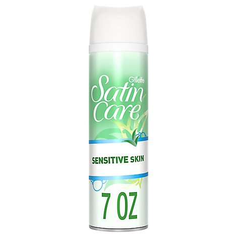 Gillette Satin Care Shave Gel Sensitive Skin With Aloe Vera - 7 Oz.