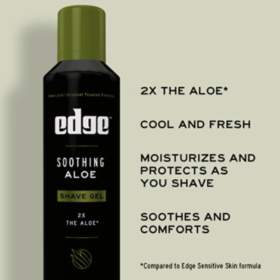 Edge Soothing Aloe Shave Gel For Men - 7 Oz - Image 5