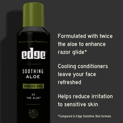 Edge Soothing Aloe Shave Gel For Men - 7 Oz - Image 3