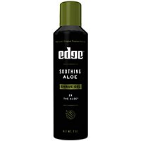 Edge For Men Soothing Aloe Shave Gel - 7 Oz - Image 1