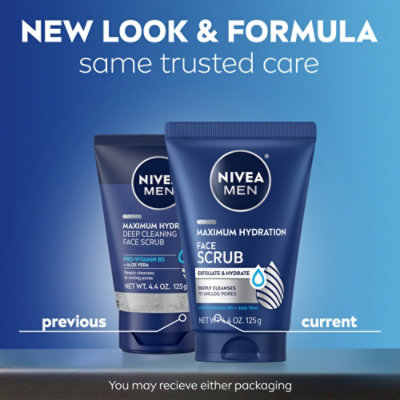 NIVEA MEN Maximum Hydration Deep Cleaning Face Scrub - 4.4 Oz - Image 2