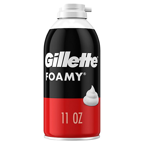 Gillette Foamy Classic Shave Foam for Men Original Scent - 11 Oz