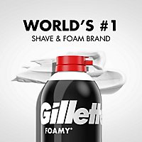 Gillette Foamy Classic Shave Foam for Men Original Scent - 11 Oz - Image 4